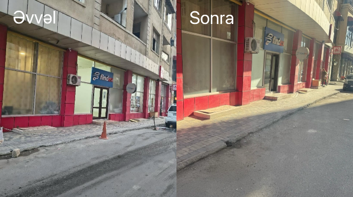 Nizamidə karqo şirkətinin yaratdığı məhdudiyyət aradan qaldırıldı - FOTO