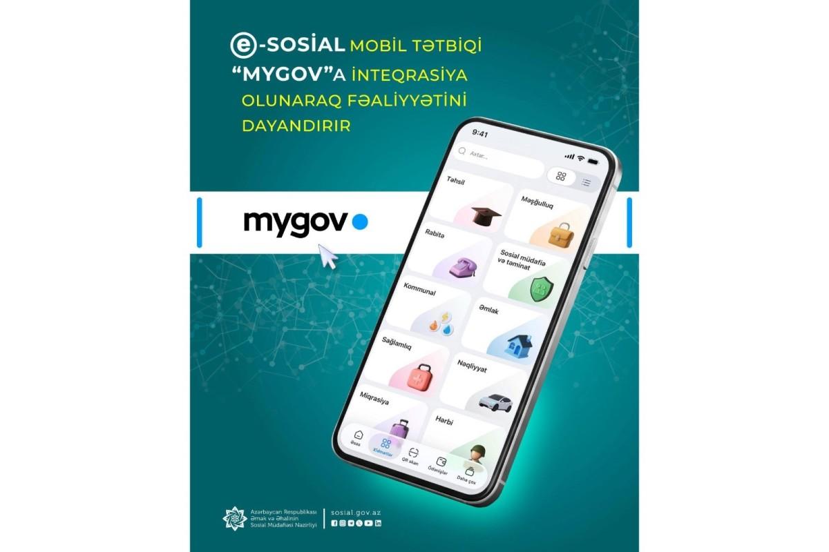 “e-Sosial” “mygov”a inteqrasiya olunaraq fəaliyyətini dayandırır