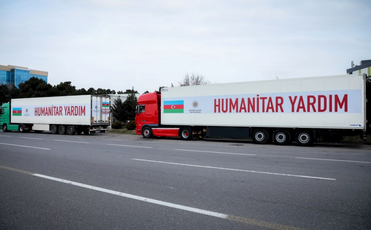 Azərbaycan Prezidentinin tapşırığı ilə İrana 3-cü humanitar yardım yola salınıb