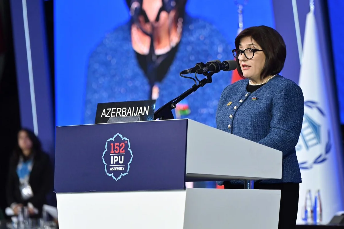 Sahibə Qafarova: Yalnız birgə fəaliyyət vasitəsilə ədalətli dünya qurmaq mümkündür