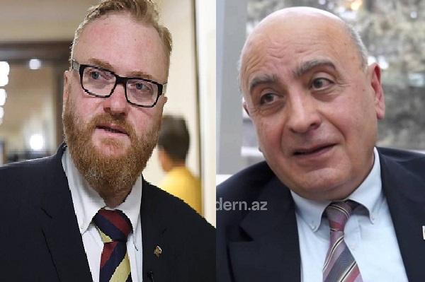 MİLONOVUN TİMSAH GÖZ YAŞLARI... - Musabəyov Duma deputatına cavab verdi