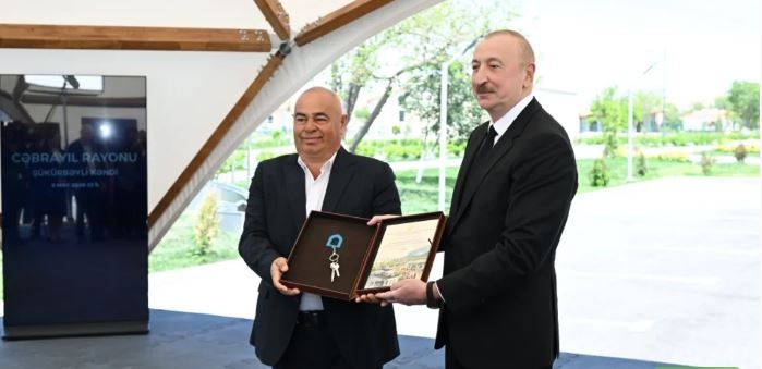 Şükürbəyli sakininə toyunun ildönümündə Prezidentdən möhtəşəm hədiyyə