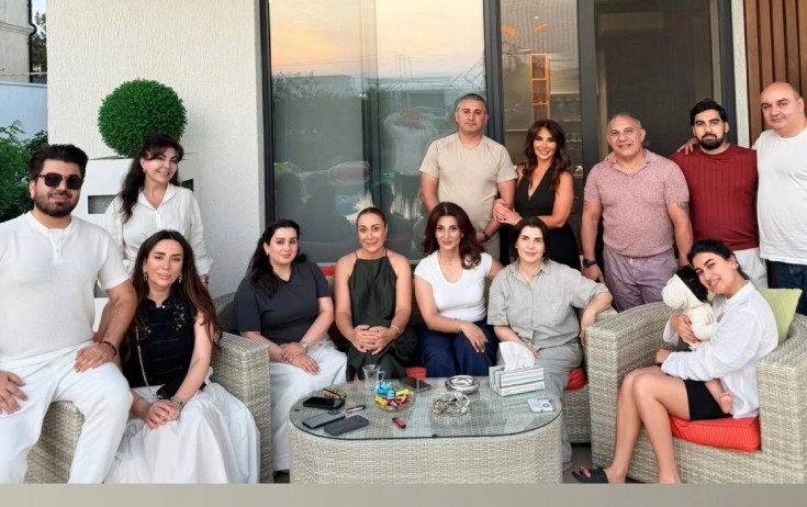Ədalət Şükürov bağında qonaqlıq verdi - FOTOLAR
