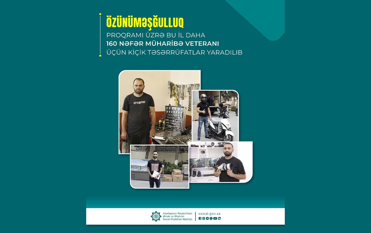 Müharibə veteranları üçün kiçik təsərrüfatlar yaradıldı - Foto