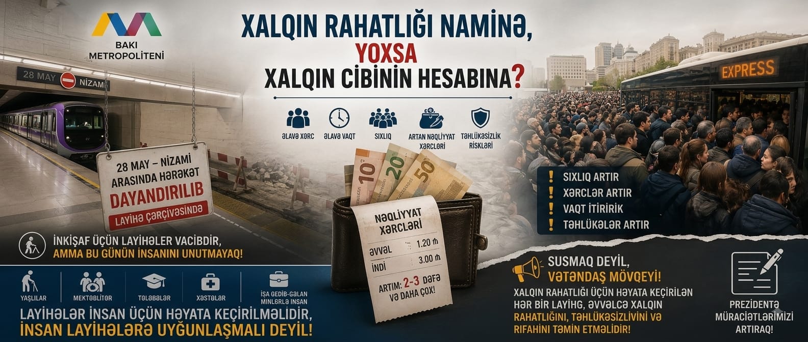 Xalqın rahatlığı naminə, yoxsa xalqın cibinin hesabına?