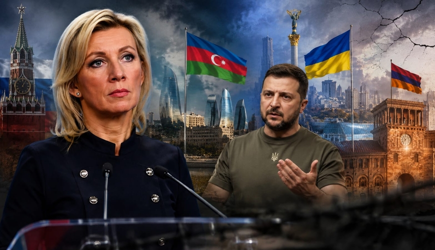 Zelenskinin Bakı və İrəvan planı Moskvanı hərəkətə gətirdi – Zaxarova danışdı