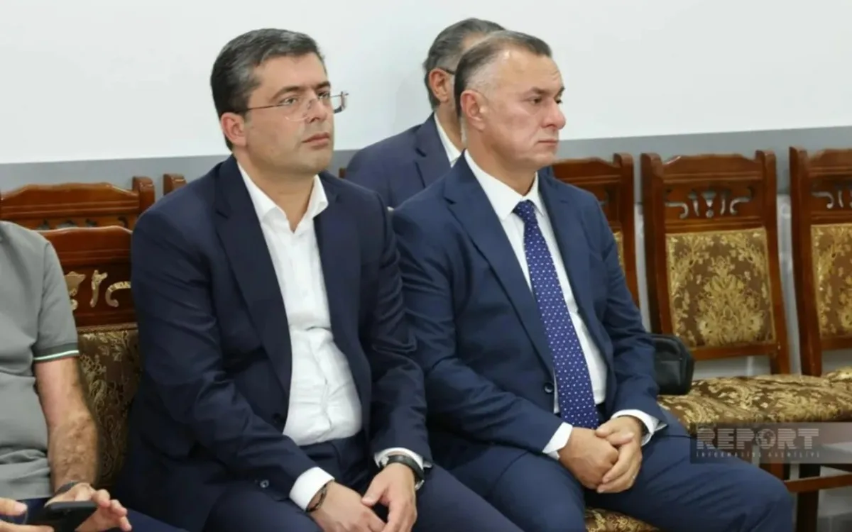 Əhməd İsmayılov və nazir Nurani ilə vida mərasimində