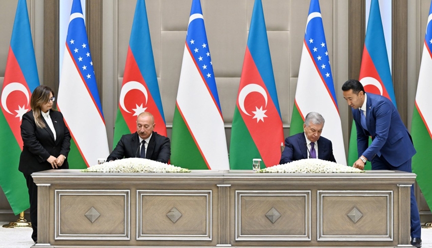 Sənədlərin imzalanması və mübadiləsi mərasimi oldu