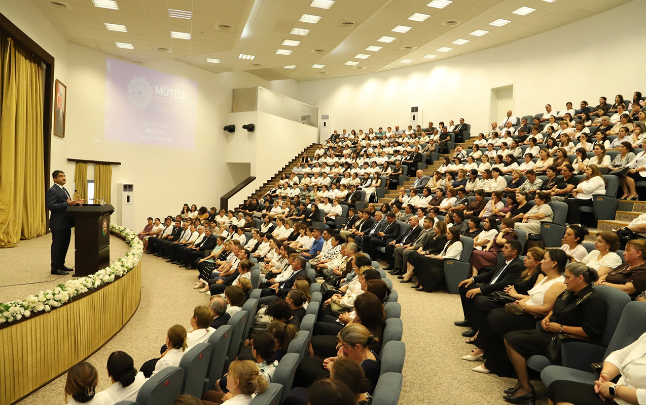 Ağstafada təhsil işçilərinin sentyabr konfransı keçirildi - Fotolar