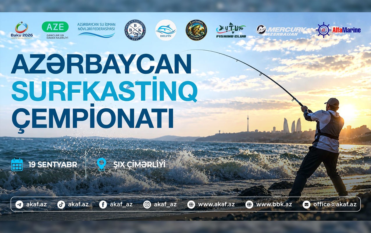 Surfkastinq üzrə Azərbaycan çempionatı keçiriləcək