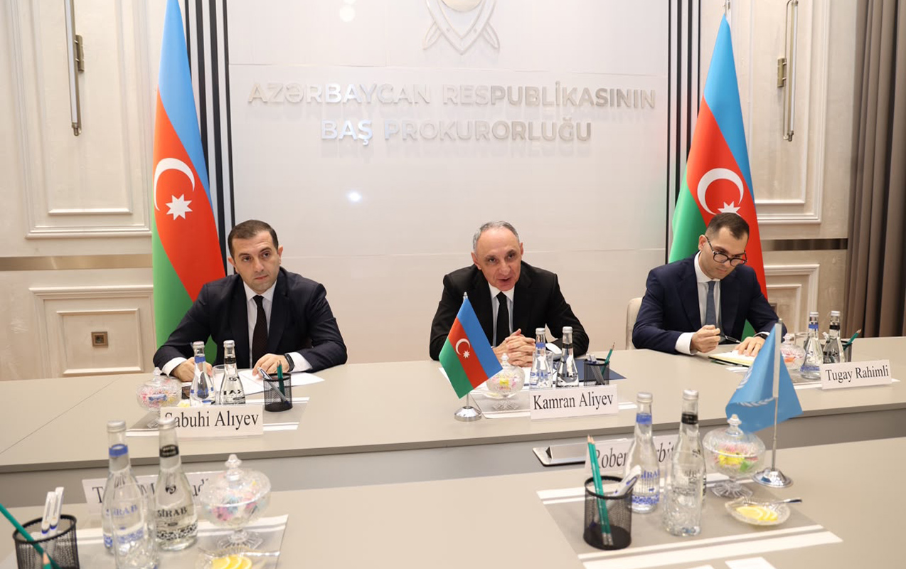Baş prokuror BMT-nin nümayəndələrini qəbul etdi - Foto