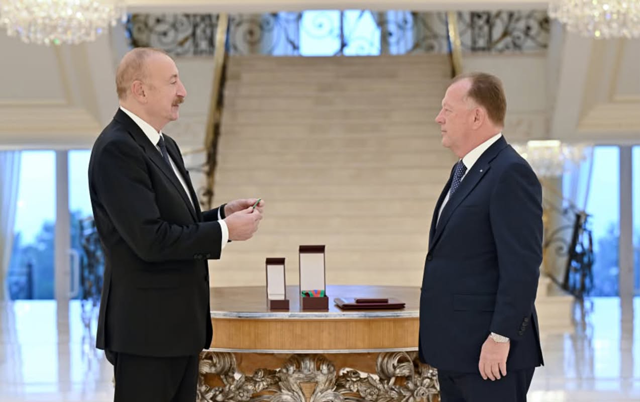 Prezident Vizeri qəbul edib ordenini təqdim etdi - Fotolar