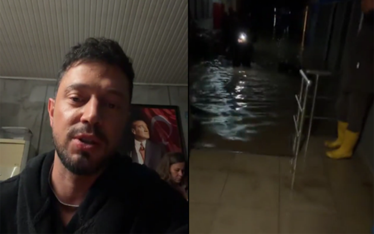 Murat Bozun da olduğu studiya suya qərq oldu - Köməksiz qaldılar+Video