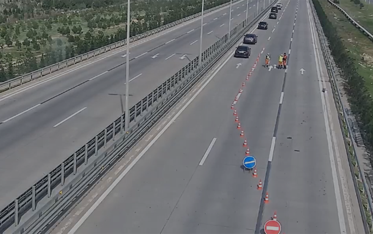 Bu yolda sürət həddi endirildi - Video