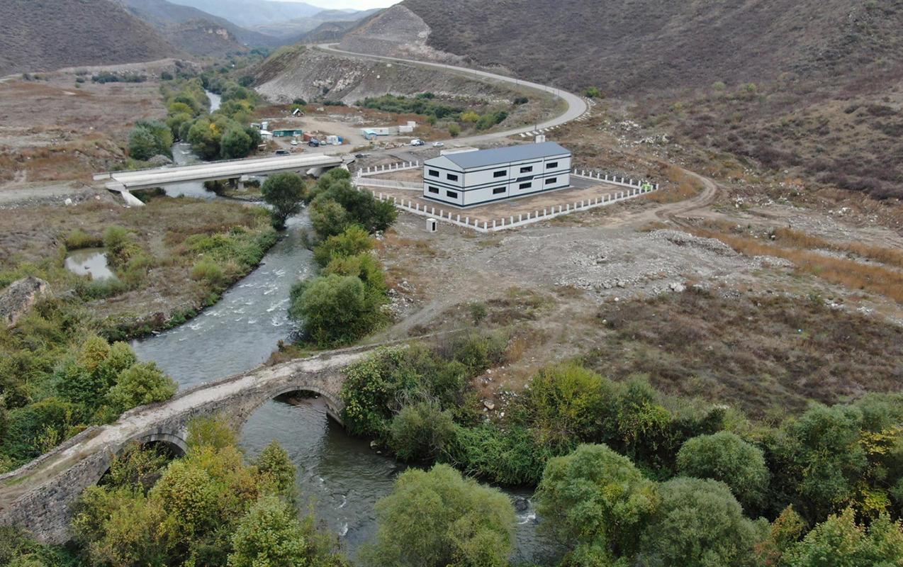 Qubadlıda ilk su elektrik stansiyası tikilir - Video