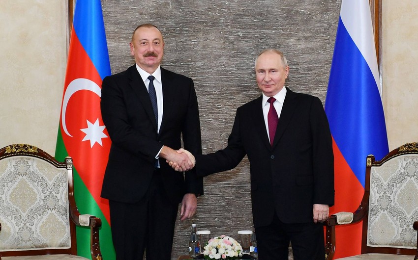 Vladimir Putin Azərbaycan Prezidentini təbrik edib