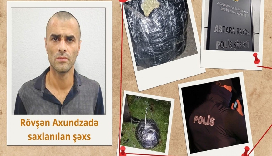 Polis Astarada əməliyyat keçirdi, "PUA marşrutu" aşkarlandı