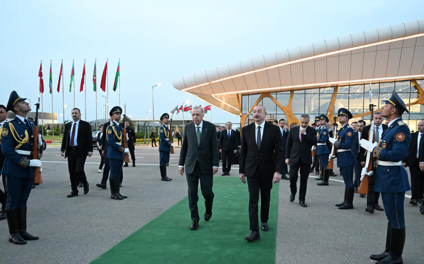 Ərdoğanın Azərbaycana səfəri başa çatdı