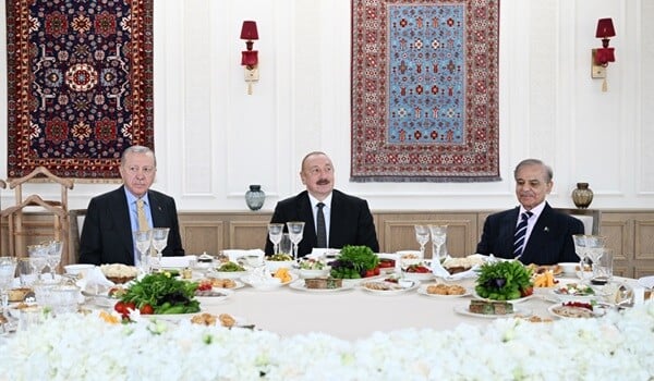 Liderlər birgə nahar etdi - Foto