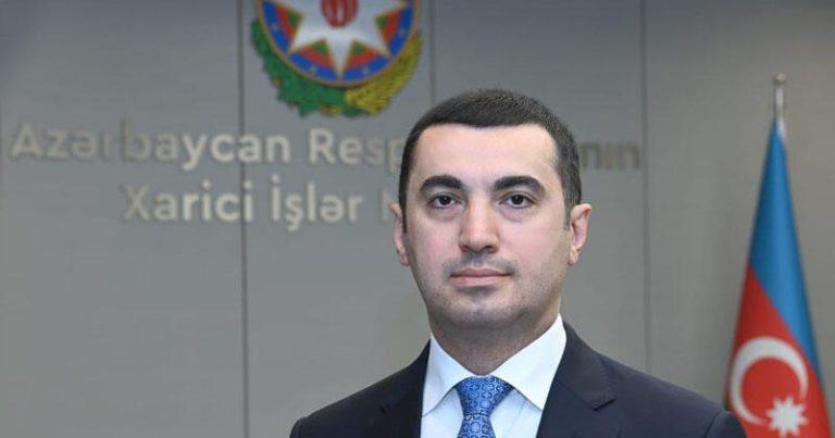 Rəsmi Bakı Fransanın xarici işlər nazirinə cavab verib