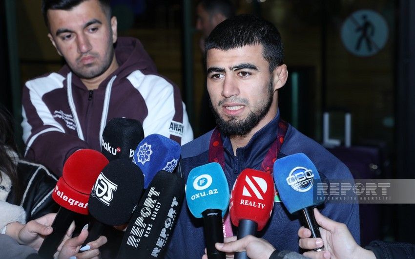 Qızıl medal qazanan Azərbaycan güləşçisi: "Sevinirəm ki, zəhmətimin bəhrəsini gördüm"