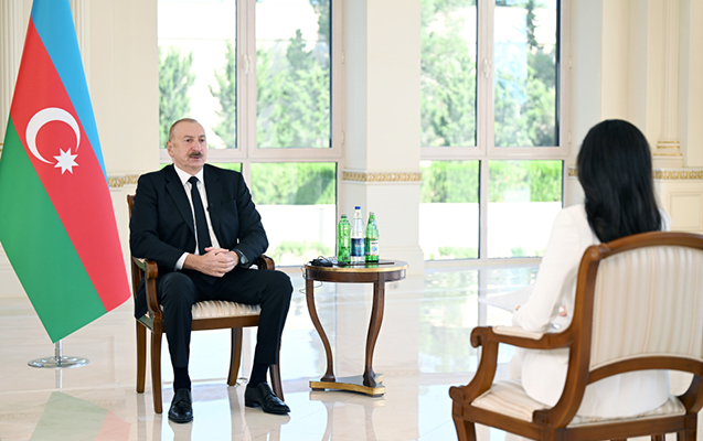 Prezident “Əl-Ərəbiyyə” telekanalına müsahibə verib