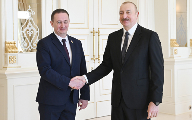 Prezident Aleksandr Turçini qəbul etdi - Fotolar