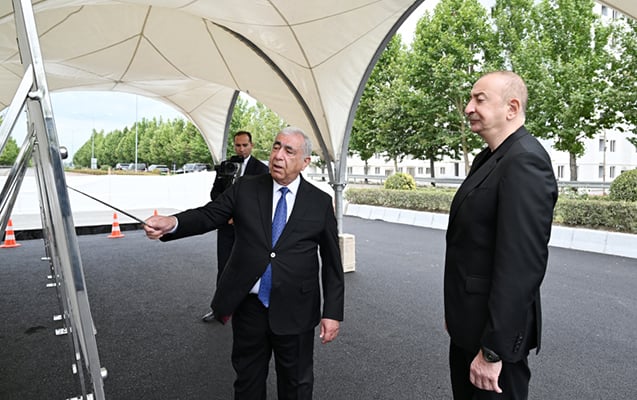 Prezident Yevlaxdadır - Fotolar