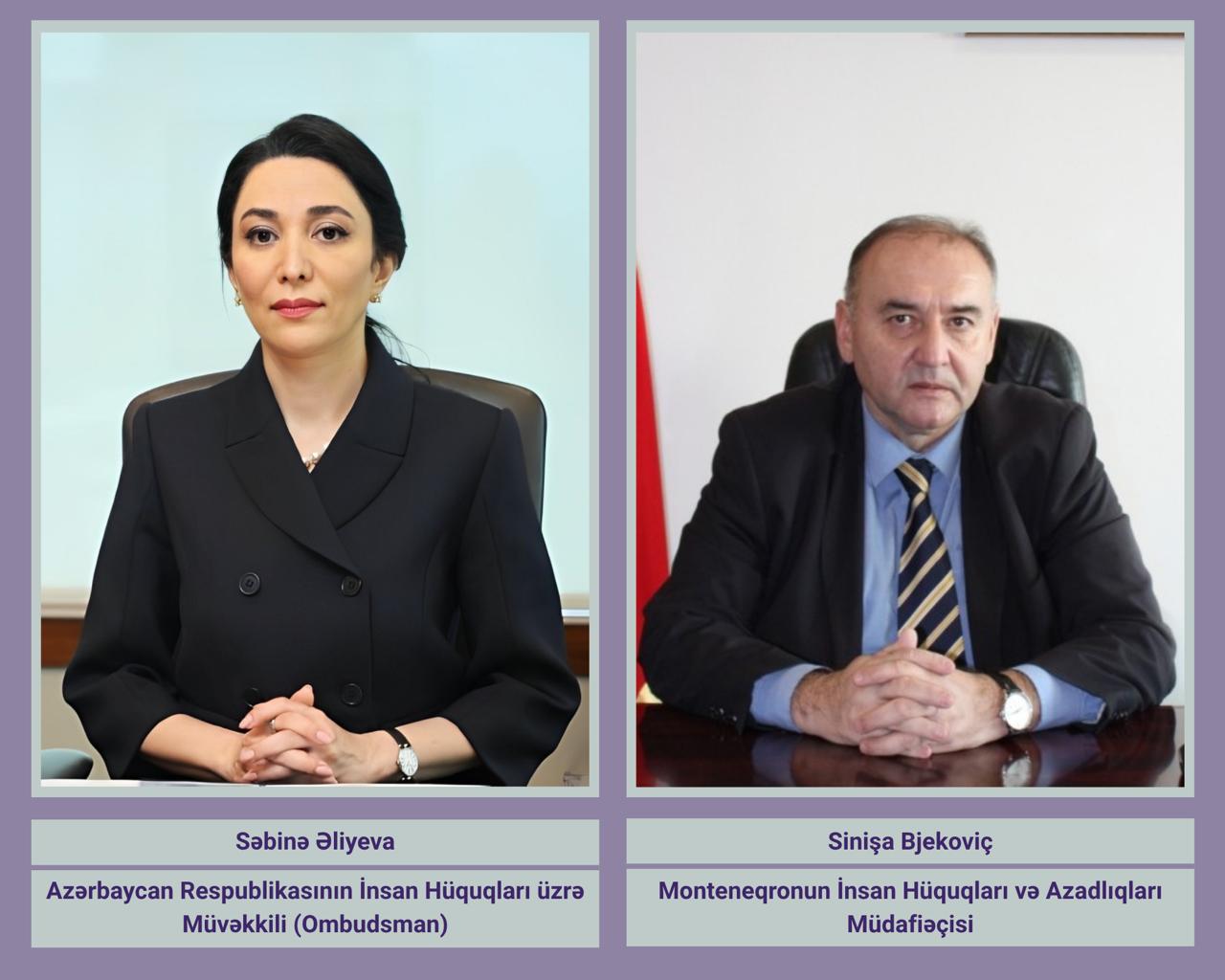 Monteneqro Ombudsmanı saxlanılan Azərbaycan vətəndaşlarının hüquqlarının müdafiəsi ilə bağlı Səbinə Əliyevanın məktubuna cavab verib