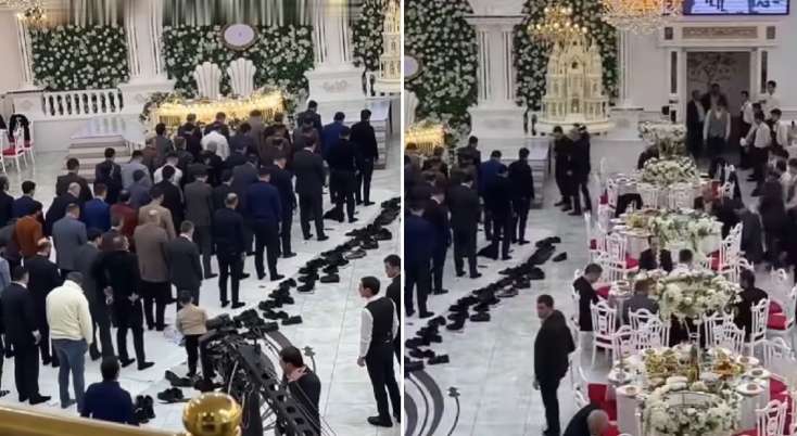 Namaz qılınan toyun sahibi danışdı - VİDEO