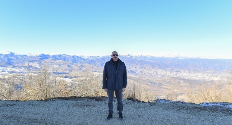 Prezident Xocalının Dağdağan kəndində olub - FOTO - YENİLƏNİB