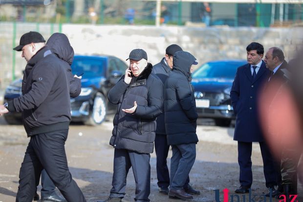 Etibar Mirzəyev və baş prokurorun müavini yenidən partlayış olan ərazidə - YENİLƏNİB + FOTO