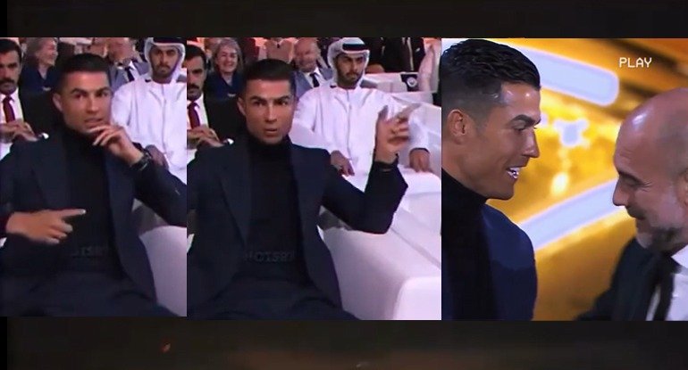 Ronaldo kimi və nəyə görə işarə edirdi? - VİDEO