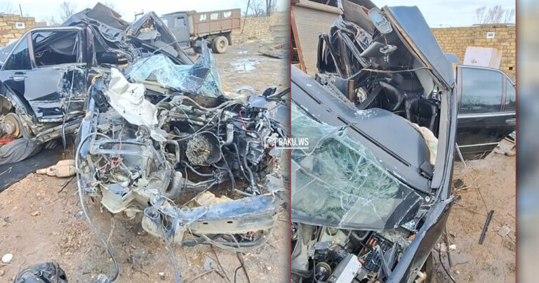 Sürücünün ürəyi sükan arxasında qəfil dayandı, dəhşətli qəza oldu - VİDEO