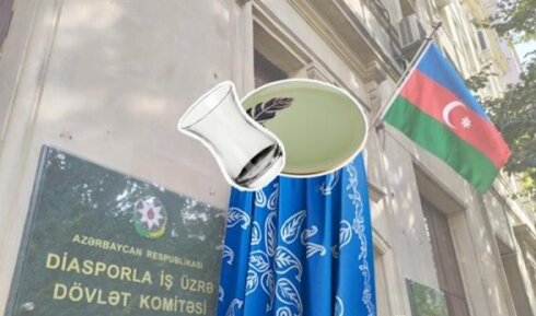 "Diaspora Komitəsi" boşqab, armudu stəkan və kəlağayı satın alır