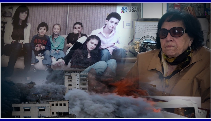 Ailəsi İsraildə olan Novella Cəfəroğlu GÖZ YAŞLARI tökdü: "Oğlum dedi ki, səni də öldürəcəklər" - VİDEO
