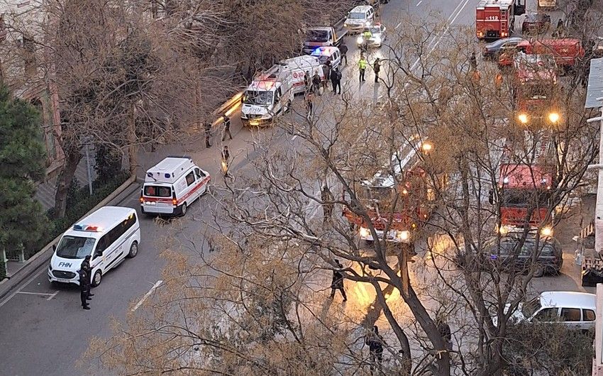 Bakıda oteldə yanğın - 25 nəfər təxliyə edildi