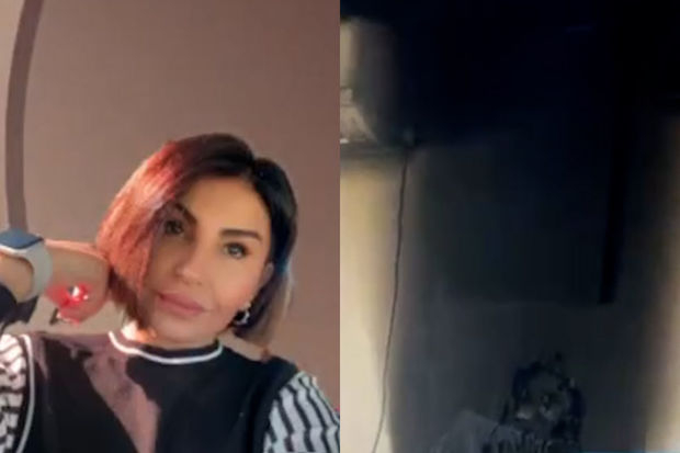 Tanınmış jurnalistin evi yandı - VİDEO