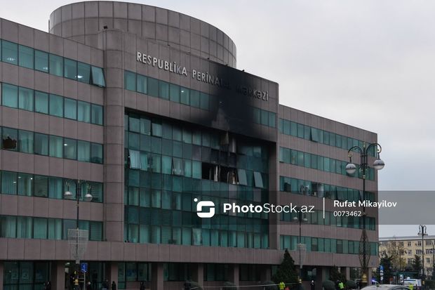 Perinatal Mərkəzdə yanğın: 100-dən çox şəxs təxliyə edildi - YENİLƏNİR + FOTO/VİDEO
