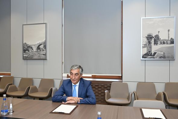 Azərbaycan XİN başçısı Tacikistan səfirini qəbul edib - FOTO