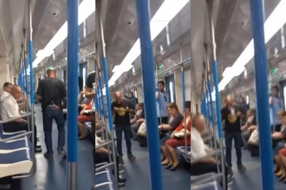 Bakı metrosunda sərnişinin bu hərəkəti narazılığa səbəb oldu - VİDEO