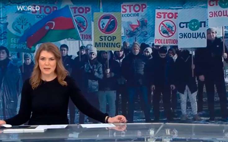 “TRT World” Xankəndi-Laçın yolundakı etiraz aksiyasından reportaj hazırladı