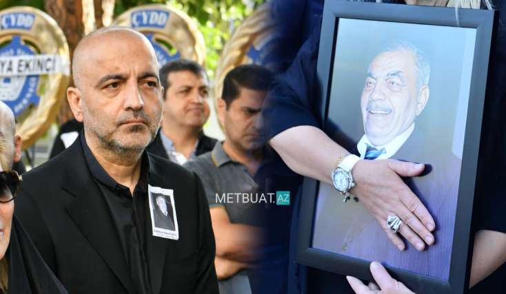 Mübariz Mənsimovun atasının dəfnindən görüntülər - VİDEO
