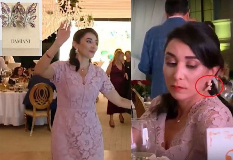 Ramiz Mehdiyevin nəvəsinin toyunda Ombudsmanın gözqamaşdıran sırğaları sərvət dəyərindədir - FOTO/VİDEO