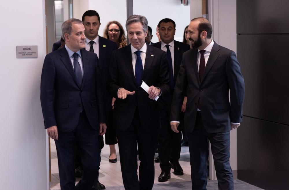Blinken nazirlərin ABŞ görüşündən yazıb: “Əldə olunan irəliləyişlərdən razıyam”