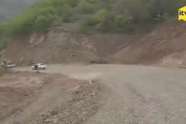 Laçına gedən yol Xankəndidə yaşayan ermənilərin gözü ilə... - VİDEO