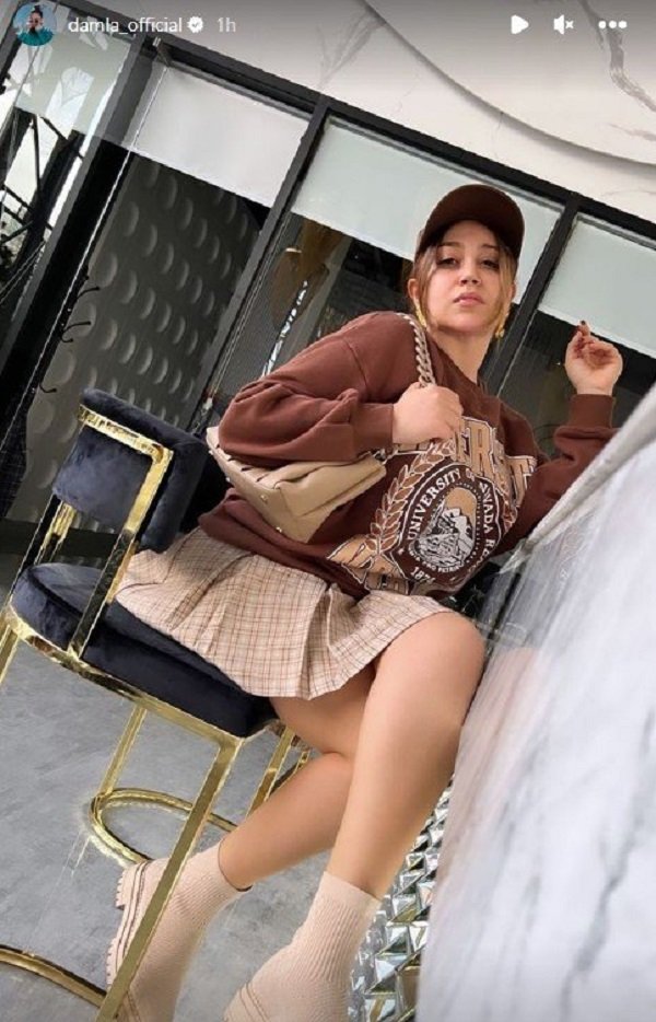Damla indi də özünü belə BİABIR ETDİ - FOTOLAR