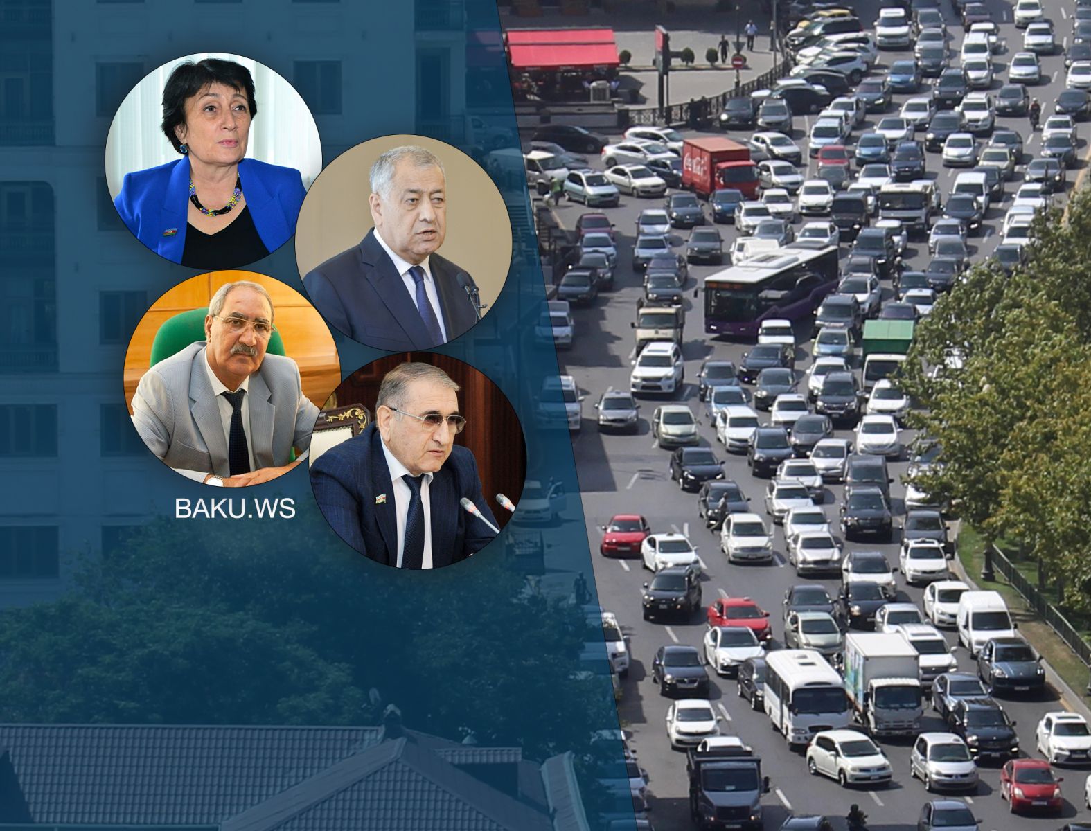 Tıxacda qalan deputatlar: "Tələbələr velosipedlərdən istifadə etsinlər" - SORĞU - FOTO