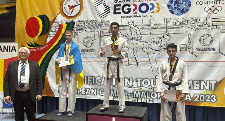 Azərbaycan taekvondoçusu Avropa Oyunlarına lisenziya qazandı