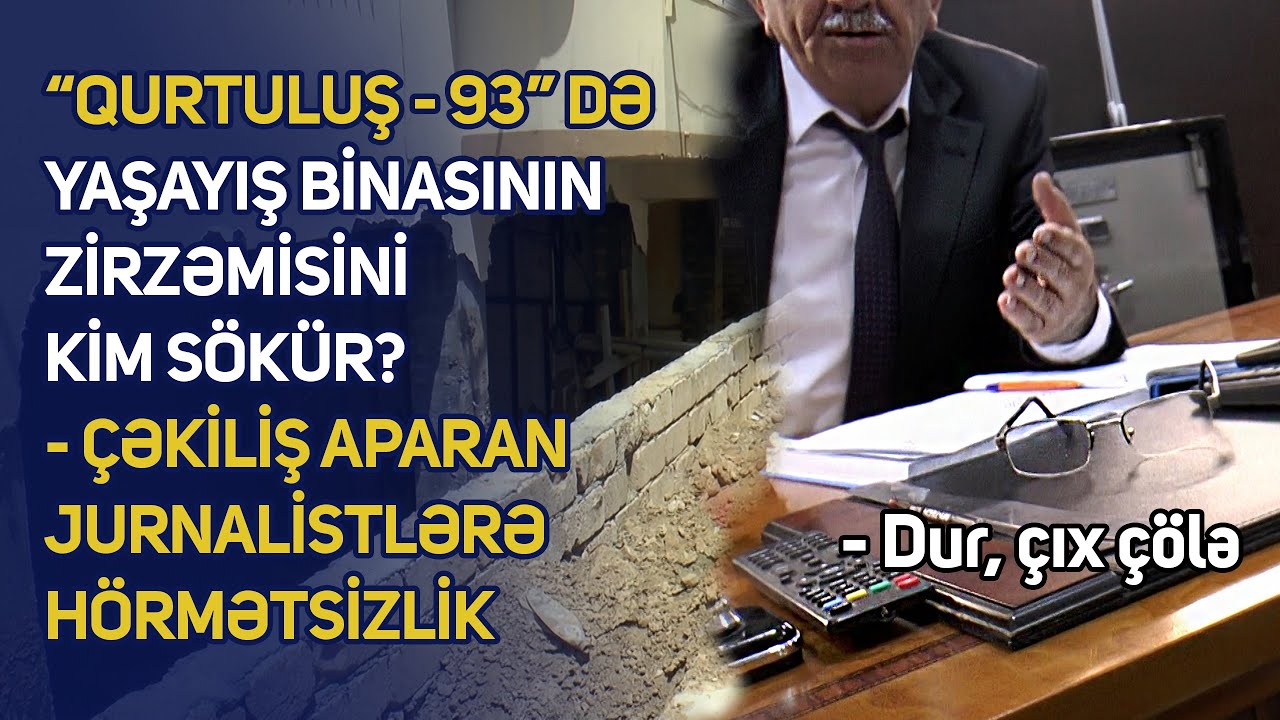 “Qurtuluş - 93”də yaşayış binasının zirzəmisini kim sökür? – VİDEO